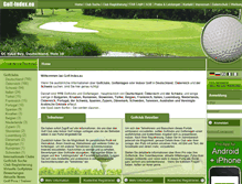 Tablet Screenshot of golf-index.eu